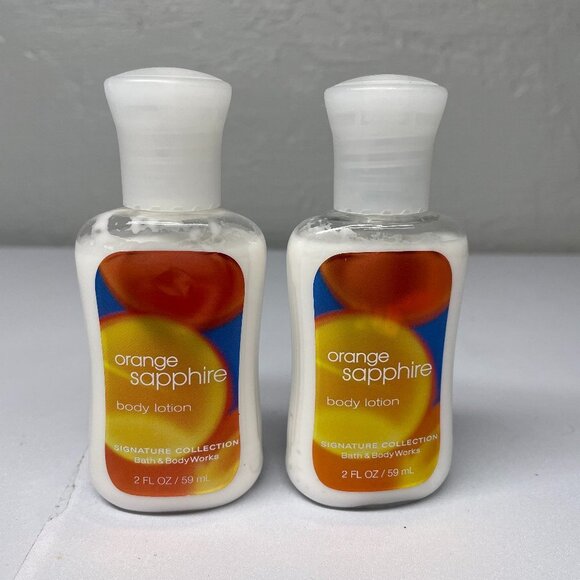 Bath & Body Works Orange Sapphire Body Lotion Travel 2 oz Signature Discontinued - Picture 1 of 4